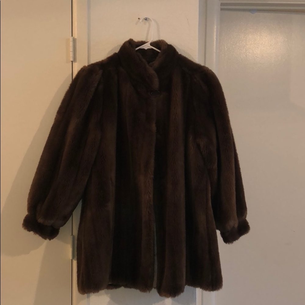 Vintage Faux Fur Coat
